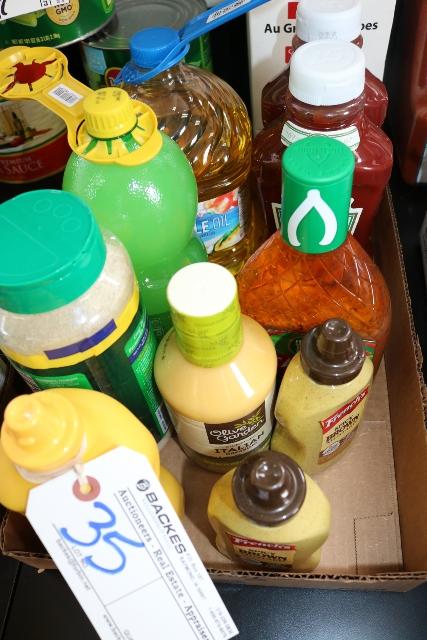 Box flat to go - Ketchup , mustard, oil, & more