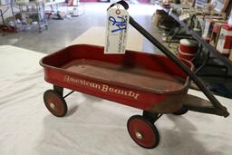 American Beauty red wagon