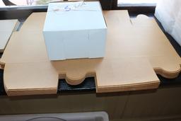 8x5x8 White pastry boxes