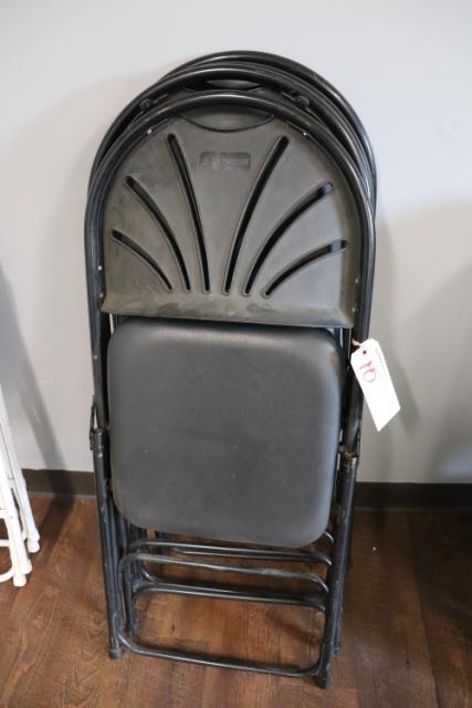 Times 4 - black fan back chairs