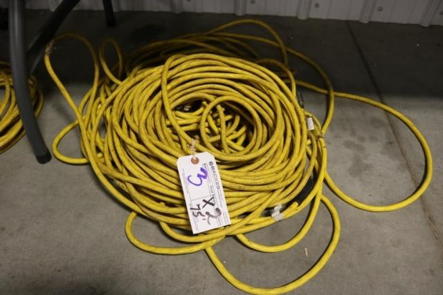 Times 2 - Approximate 75' heavy duty extension cords