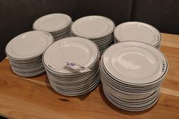 Times 88 - 12" Union 29 - Tuxton white plates