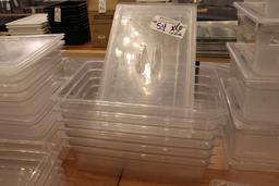 Times 6 - 12 x 20 x 6" deep acrylic insets with lids