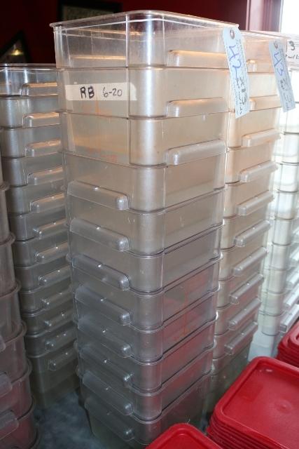 Times 13 - 6 quart food storage containers with lids