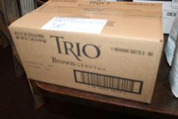 New case of Trio brown gravy mix