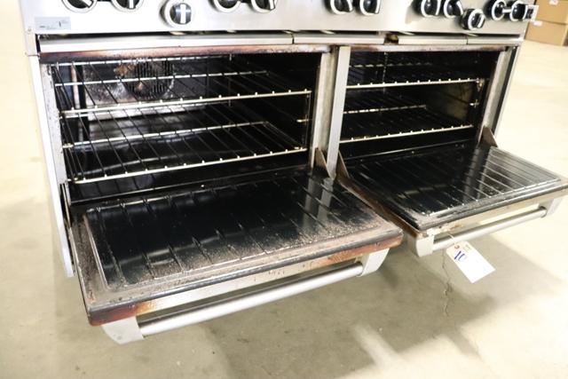 2019 Garland 60" 10 burner range with double convection ovens with stainles