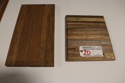 Pair to go - Oak & misc. wood cheese boards