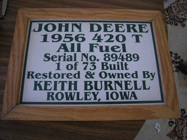 John Deere Total Restored 420 Wide Front 2 cylinder tractor    NICE