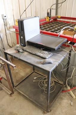 Samson 510 plasma cut table - 5' x 10' table - Plasma controller & Dell com