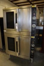 Stack of Hobart gas convection ovens - clean units - nice