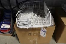 New case of (10) 13" x 18"  coated wire baskets with dividers