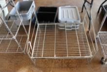 24" x 30" chrome coated wire shelf or counter top rack - no mounting bracke