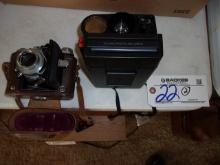 All to go -  Vintage Zenobia Camera and Polaroid cameras