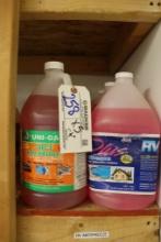 Times 5 - Several brands of 1 gallon antifreeze