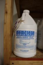 Times 5 - 1 gallon jugs of Mediclean disinfectant