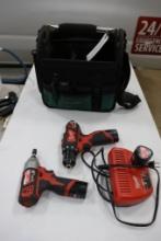 Milwaukee Impact with Drill kit - w/charger and M12 battery