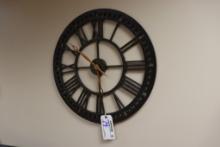 24" ornate wall clock