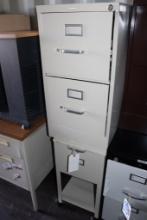 Pair to go - metal filing cabinet and storage cabinet