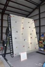 "The Rock" automatic climbing wall - 8' wide deck x 10' tall deck - overall