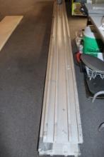 All to go - 4 sections of 16' long aluminum bleacher tops or foot rails