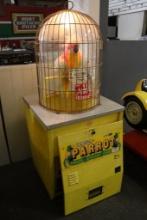 Gray Hound (JPM) Talking Parrot “Prize Every Time” Vending Machine - does p