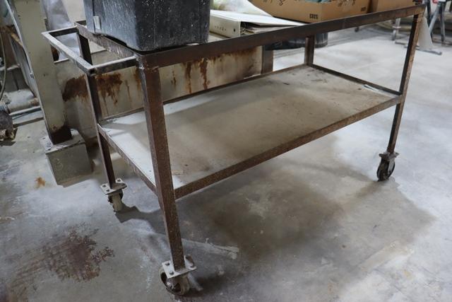 2' x 4' metal shop table