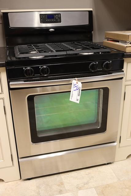 Whirlpool Accubake 30" electric 4 burner stove - New Display only