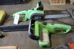 Pair to go - Portland 14" electric chain saws