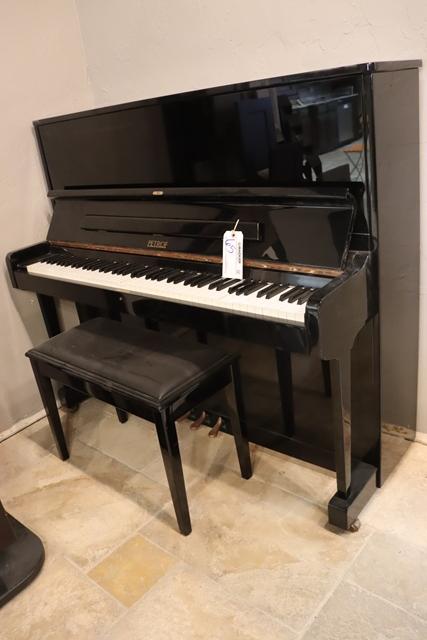 Petroff model 125-1 high gloss upright piano with bench - Opus No. #45