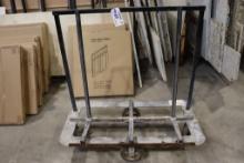 Portable 4 wheel slab cart