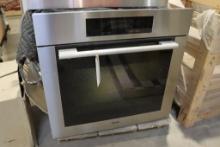 Miele H4882BP built on electric oven