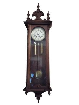19th century syle wall regulator clock