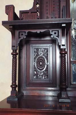 Rare Victorian étagère over mantel piece