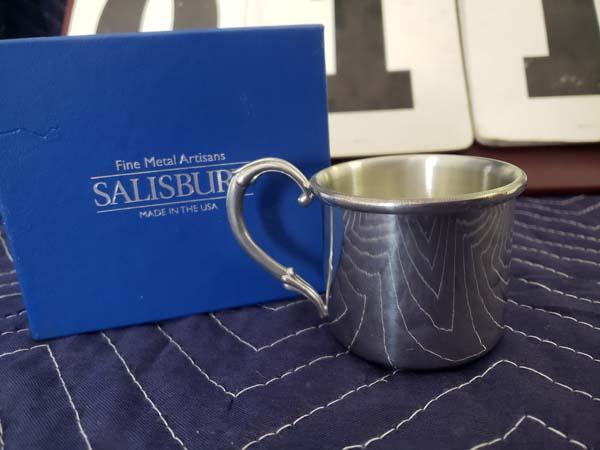 Salisbury Pewter, Baby Cup, Easton design