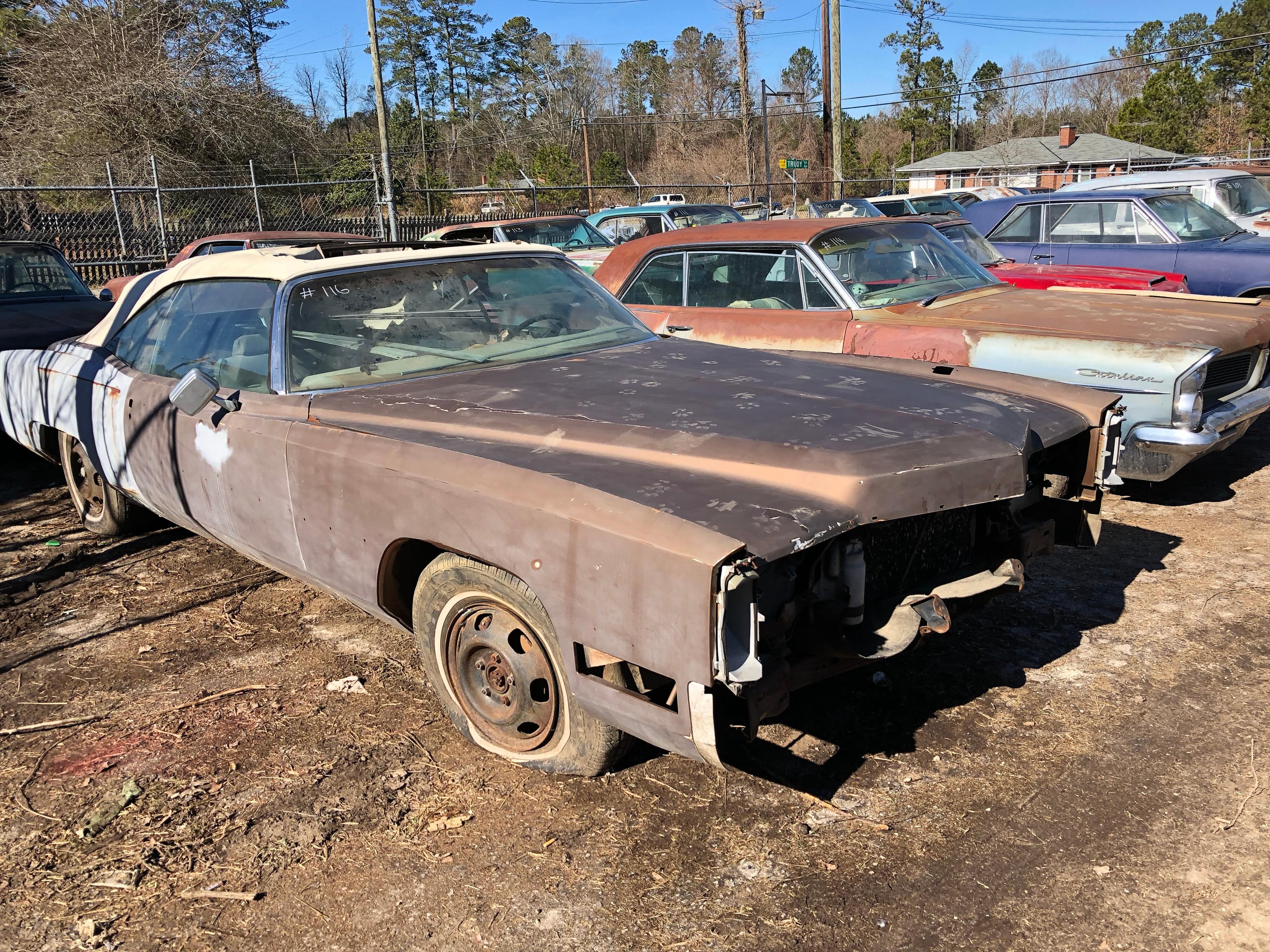 1972  Cadillac  Eldorado convertible  Color:  brown