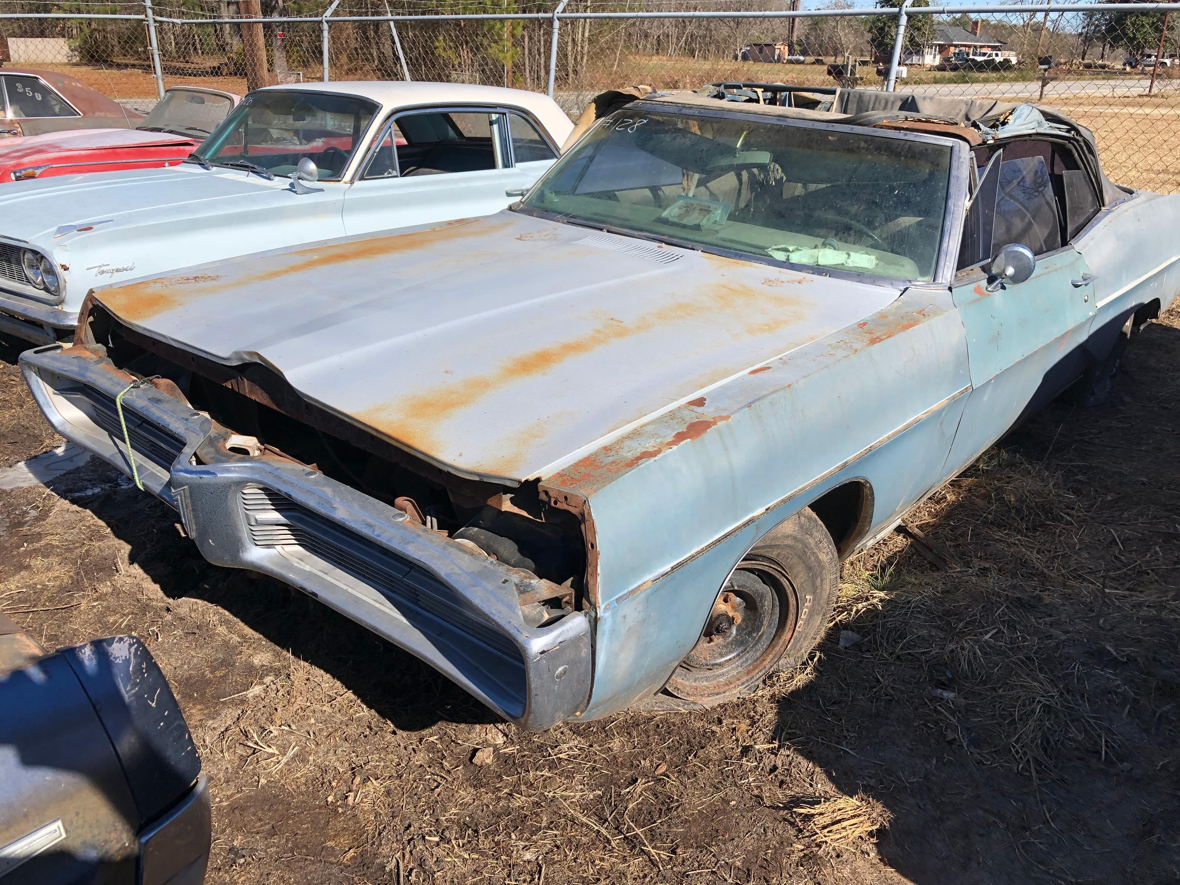 1967  Pontiac  Grand Prix Convertible  Color:  Blue