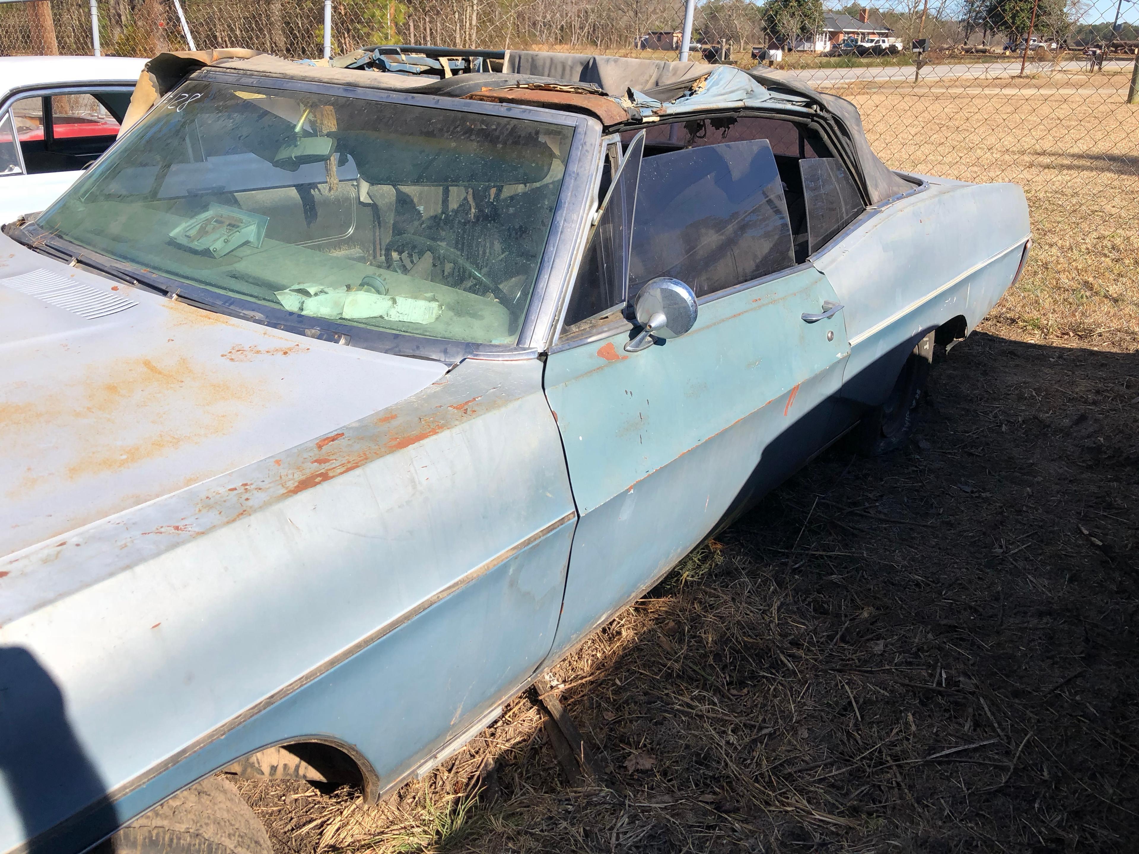 1967  Pontiac  Grand Prix Convertible  Color:  Blue