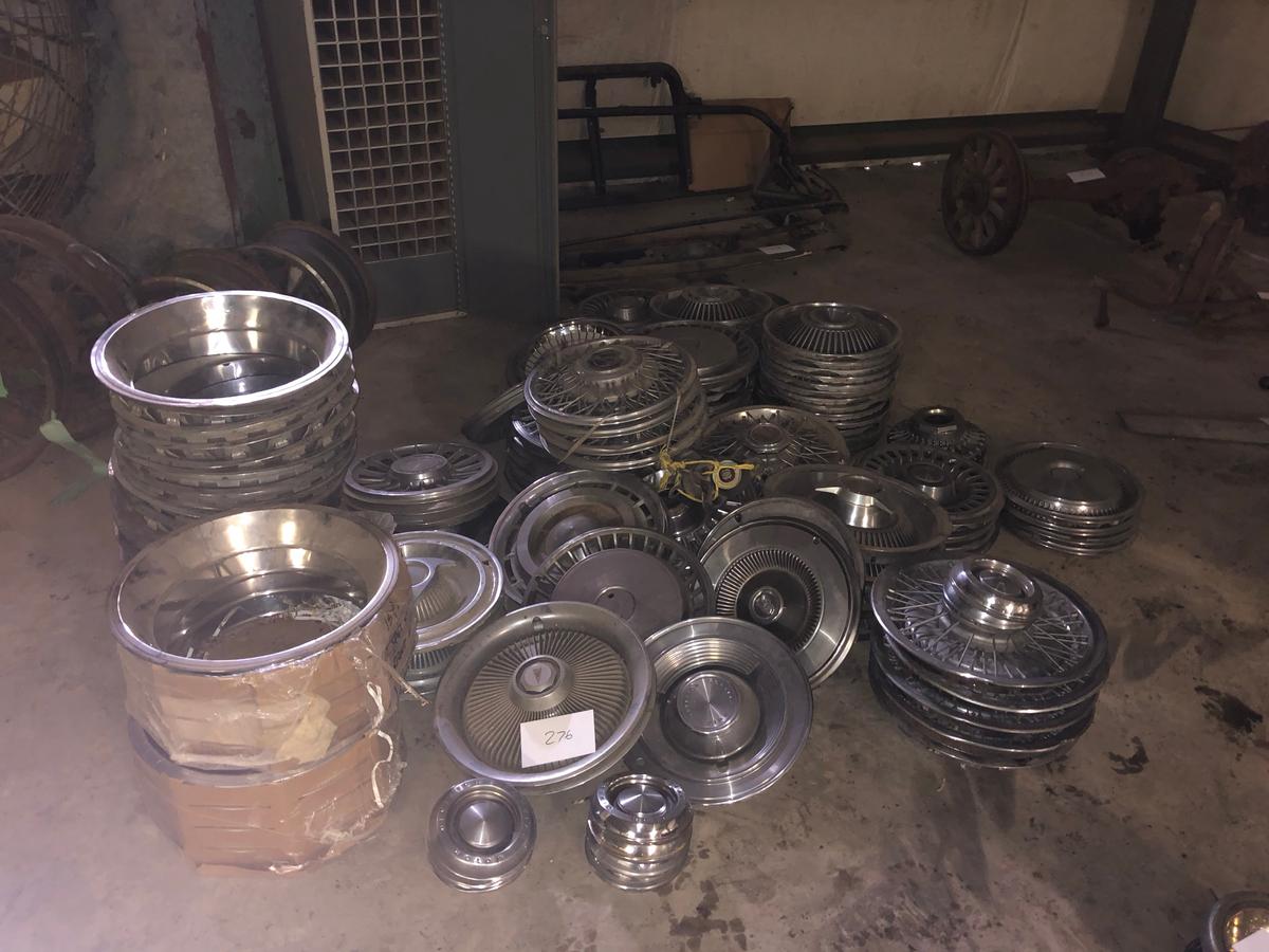 Huge lot of chrome hub caps