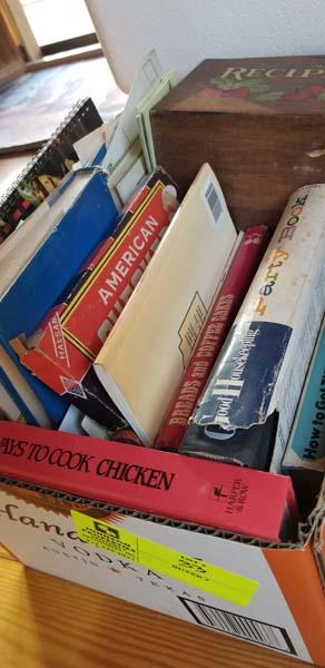 Box Lot of Cook Books