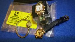 Estate Jewelry:  Group of 3 Ladies' watches