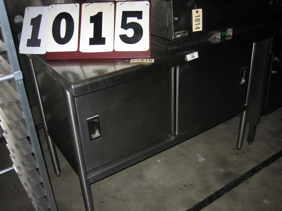 Used 48" SS Cabinet; 48"x30"x37"