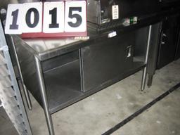 Used 48" SS Cabinet; 48"x30"x37"