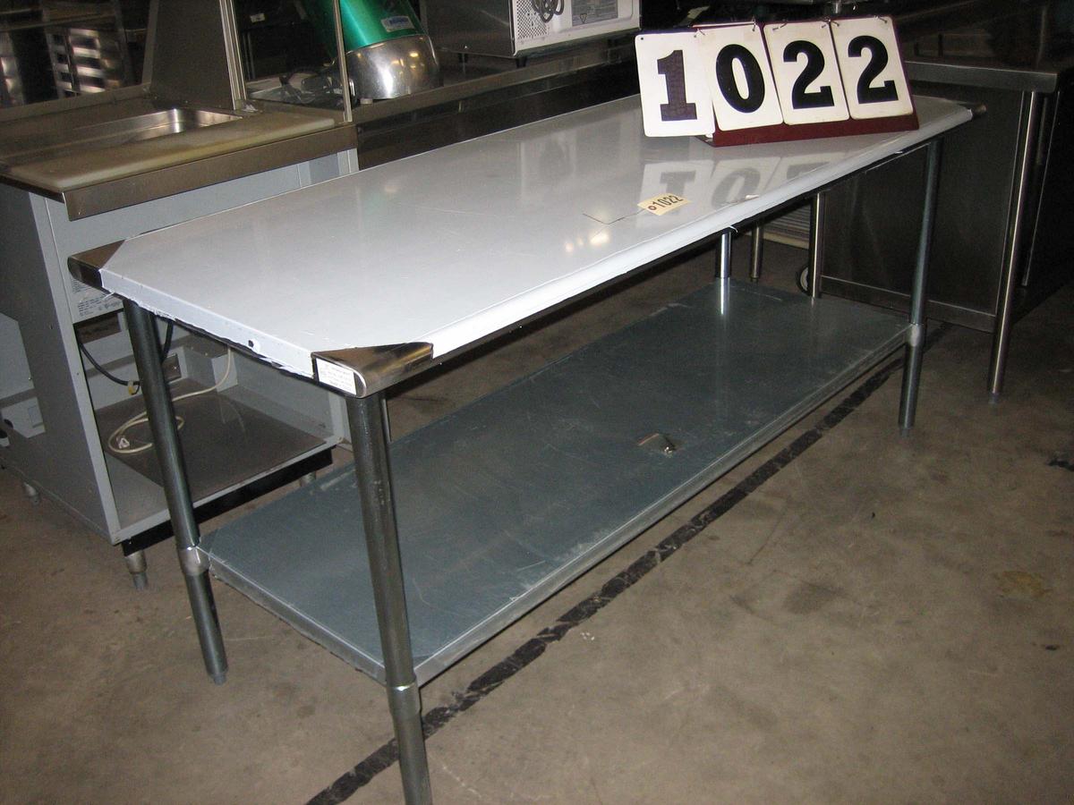 New SS Work Table 30"x72"x34" SLWT43072F