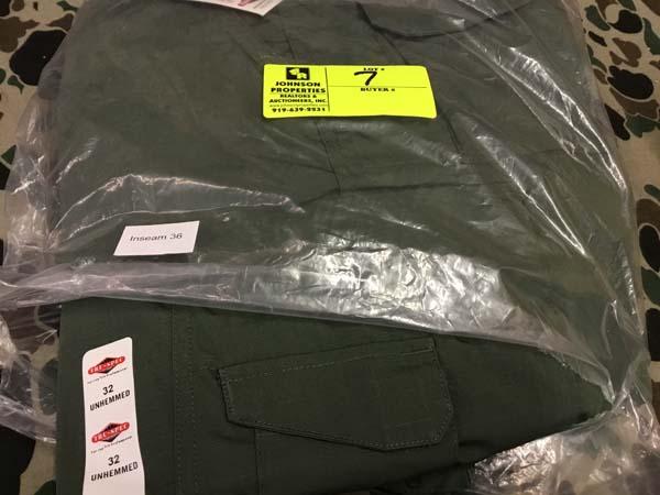 Two Pair Truspec 24-7 Series Tactical Pants, Size 32x36, Green