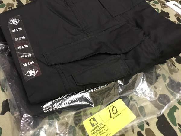 Two Pair Truspec 24-7 Series Tactical Pants, Size 36x30, Black