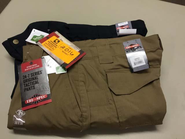 Two Pair of Tru-Spec Women's Tactical Pants, 20x30, Brown and Navy