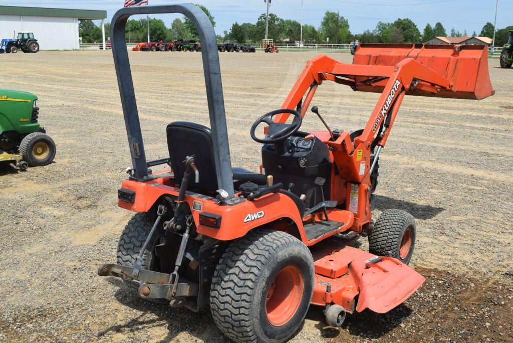 BX2200 ROPS 4WD W/ LA211 LDR BUCKET & MOWER DECK