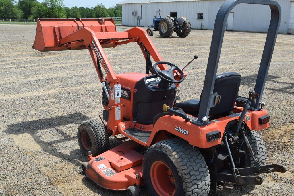 BX2200 ROPS 4WD W/ LA211 LDR BUCKET & MOWER DECK