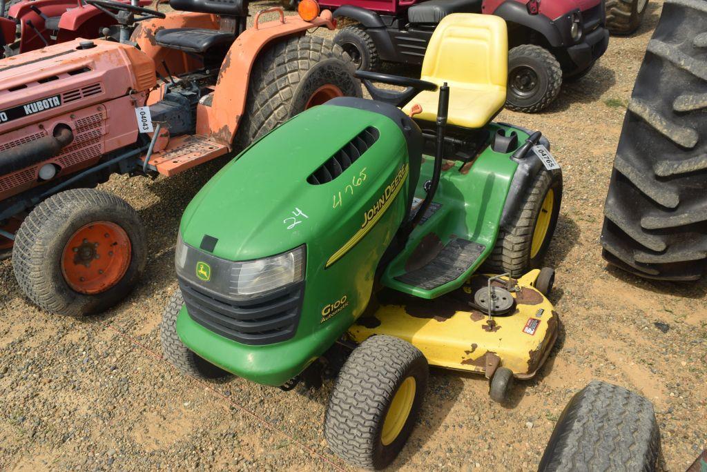 JD G100 RIDING MOWER