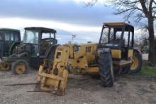 CAT TH83 EXTEND BOOM FORK LIFT SALVAGE